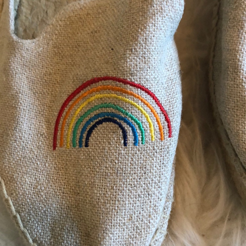 Soludos | Rainbow Platform Smoking Espadrilles - Picture 3 of 4